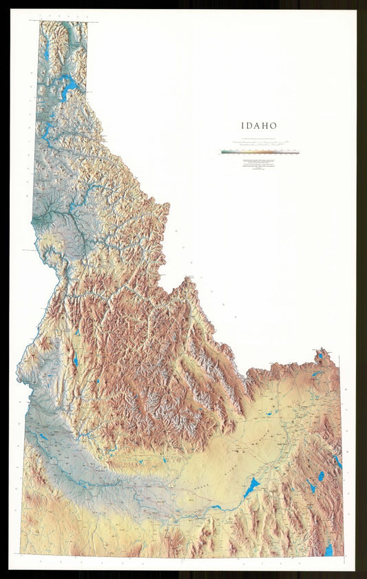 Idaho [Physical, 65x42]