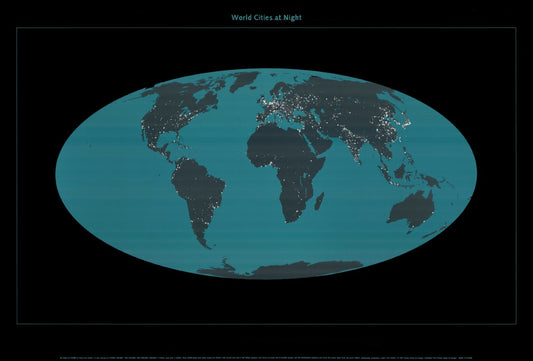 World, Cities at Night [25x39]