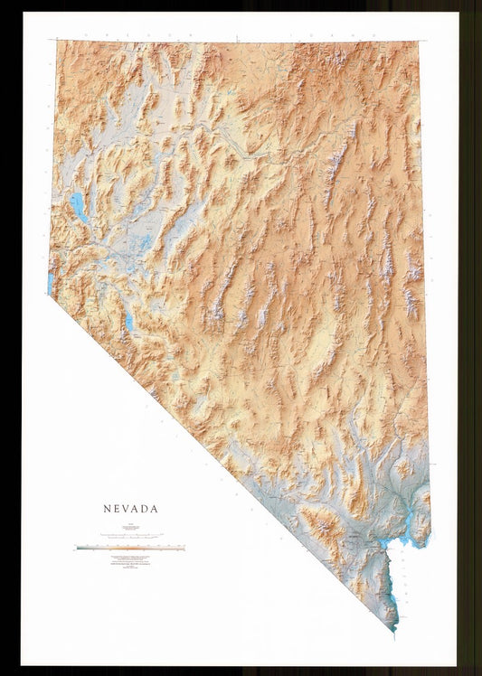 Nevada [Phy, 61x43, Laminated]