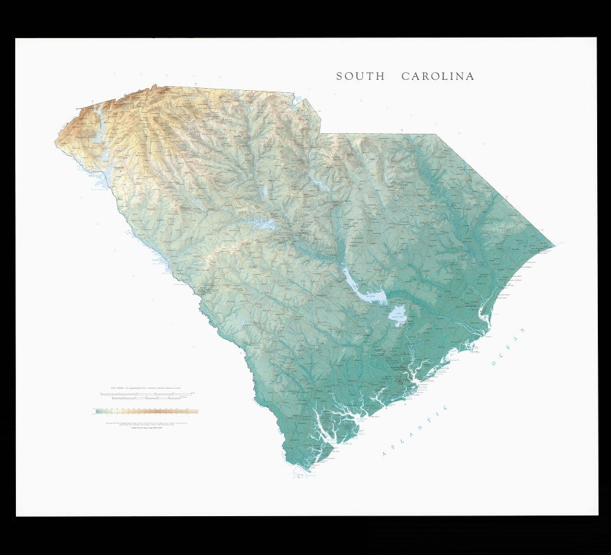 South Carolina, [Physical, 35x41]