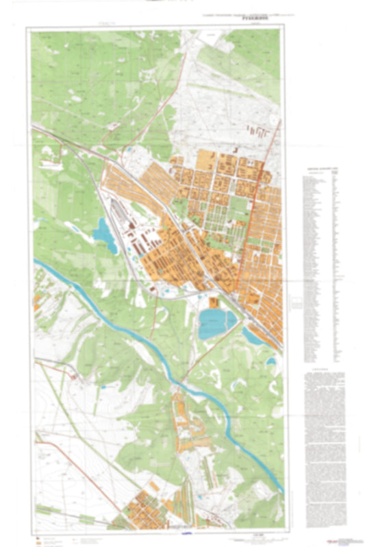 Rubezhnoe 1 (Ukraine) - Soviet Military City Plans