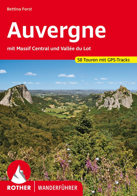 Auvergne Walking Guide (German Edition)