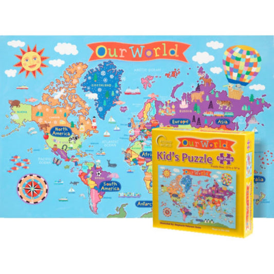 Kid’s World 100 Piece Puzzle