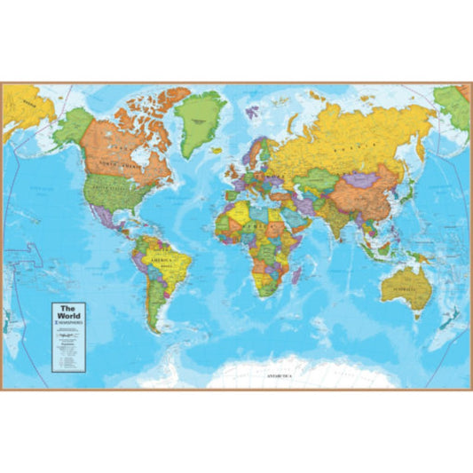 World map : 500 piece jigsaw puzzle