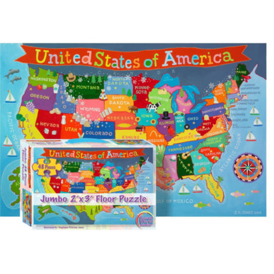 Kid’s USA Jumbo 48 Piece Floor Puzzle