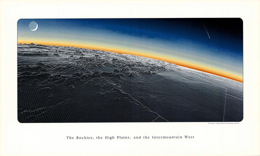 Rockies, High Plains, & intermountain west [fishnet plot, small, 24x42]