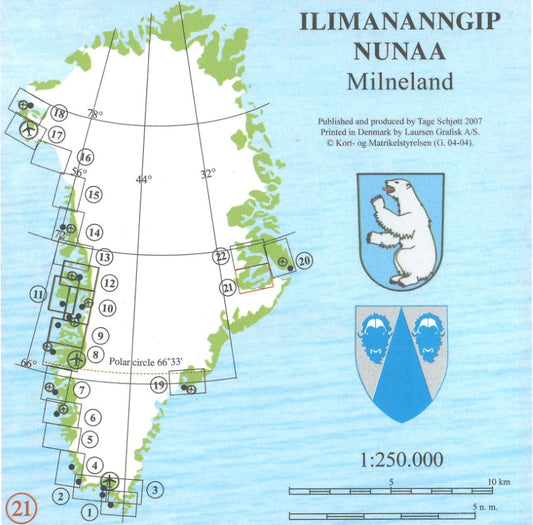 Ilimananngip Nunaa/Milneland, Red Series Topographic Map #21
