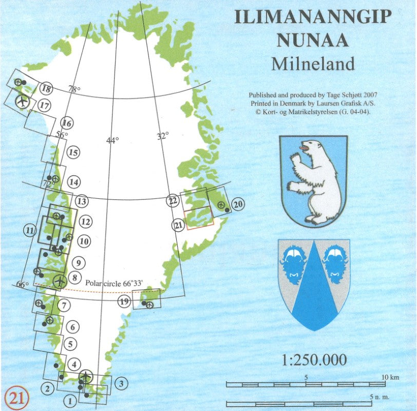 Ilimananngip Nunaa/Milneland, Red Series Topographic Map #21