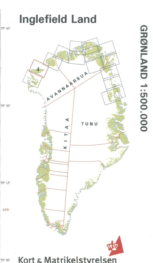 Inglefield Land Topographic Map