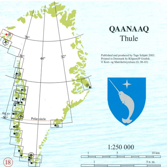 Qaanaaq/Thule, Red Series Topographic Map #18