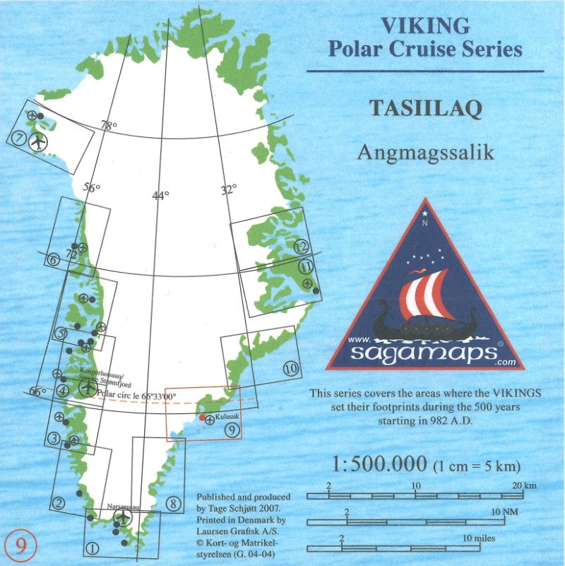 Angmagssalik, Viking Polar Cruise Series Map #9