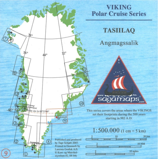 Angmagssalik, Viking Polar Cruise Series Map #9