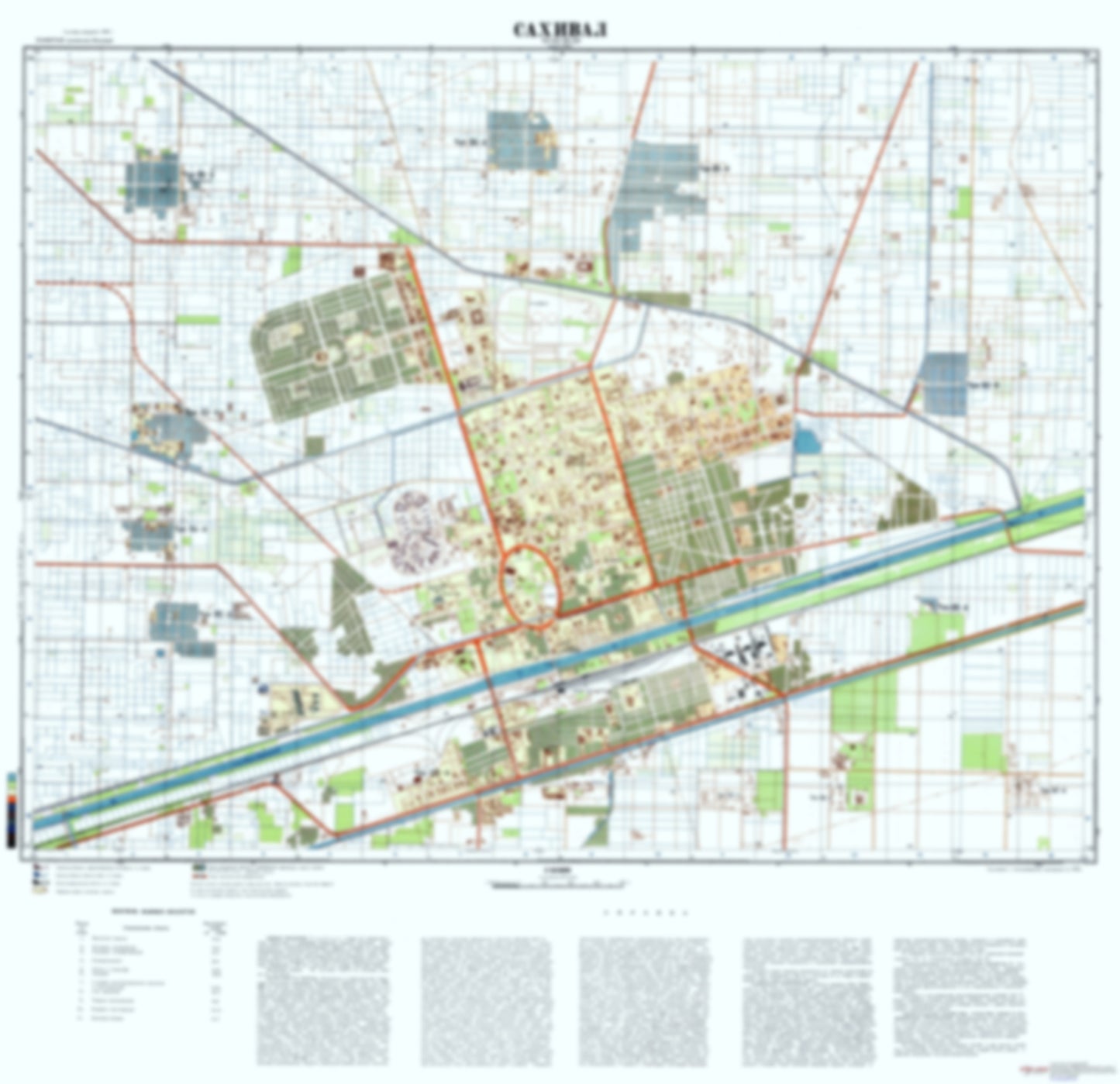 Sahiwal (Pakistan) - Soviet Military City Plans