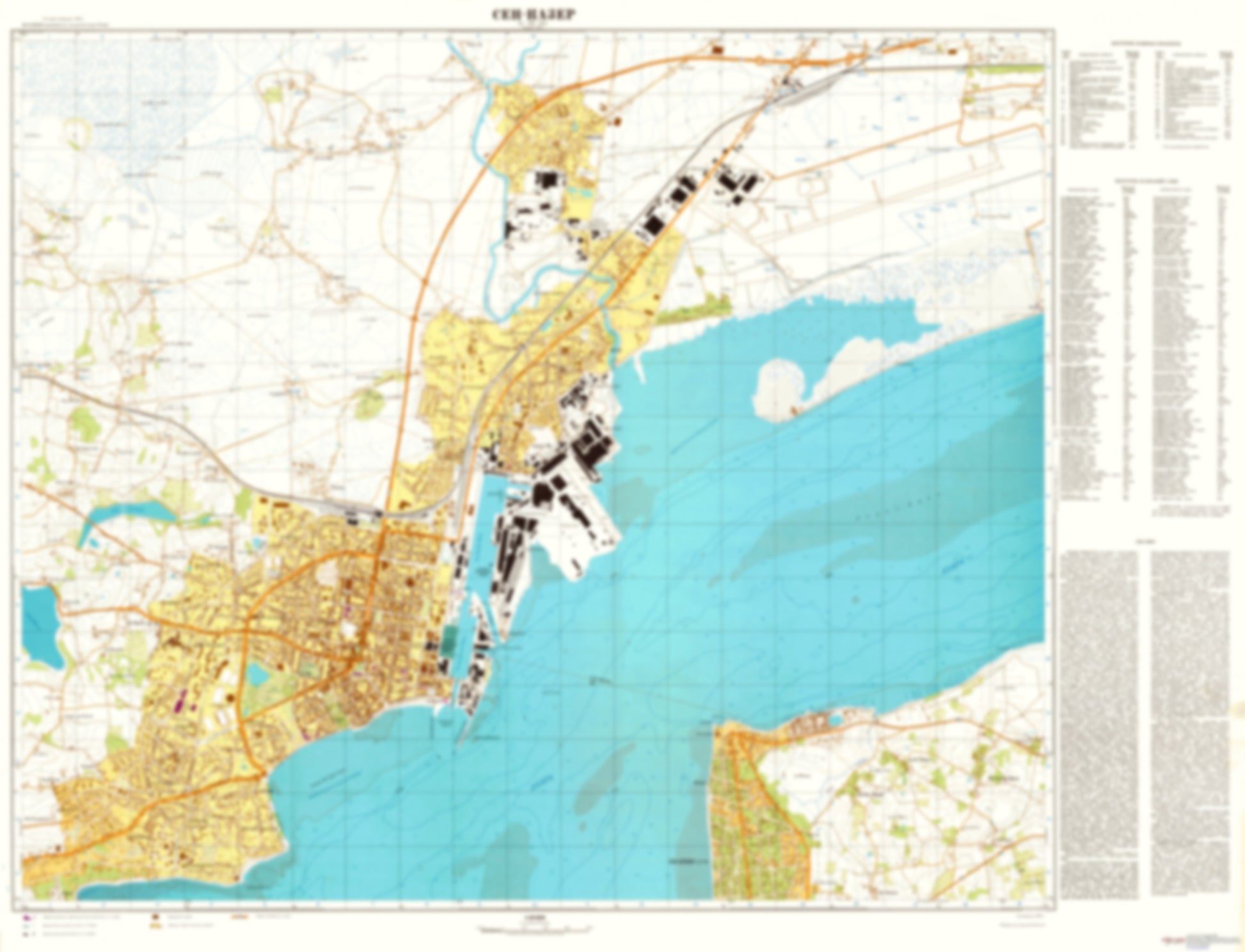 Saint-Nazaire (France) - Soviet Military City Plans
