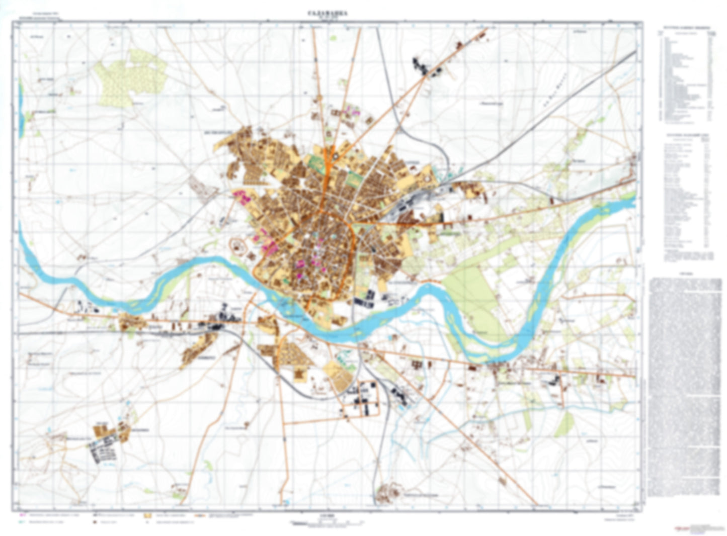 Salamanca (Spain) - Soviet Military City Plans