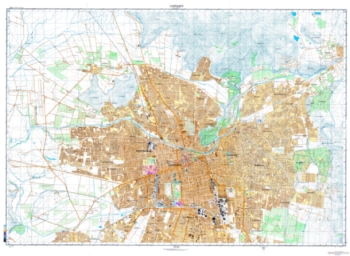 Santiago 1 (Chile) - Soviet Military City Plans