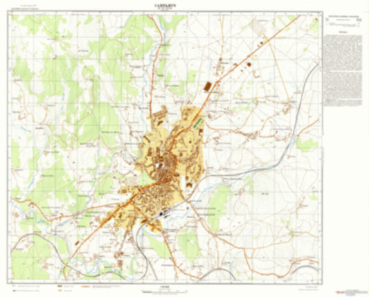 Santiago (Spain) - Soviet Military City Plans