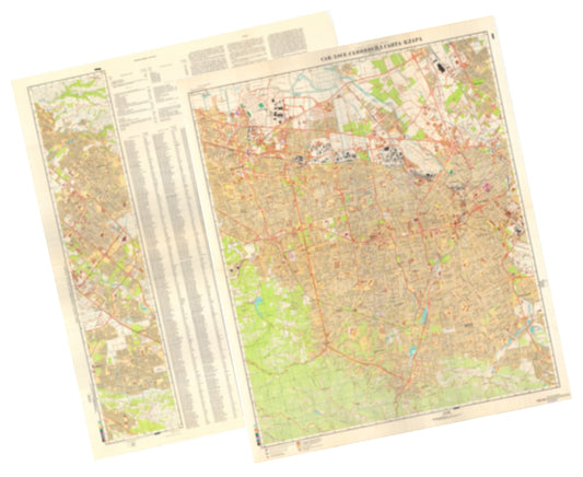 San Jose, Sunnyvale, Santa Clara, CA (USA) 2-Sheet Set - Soviet Military City Plans