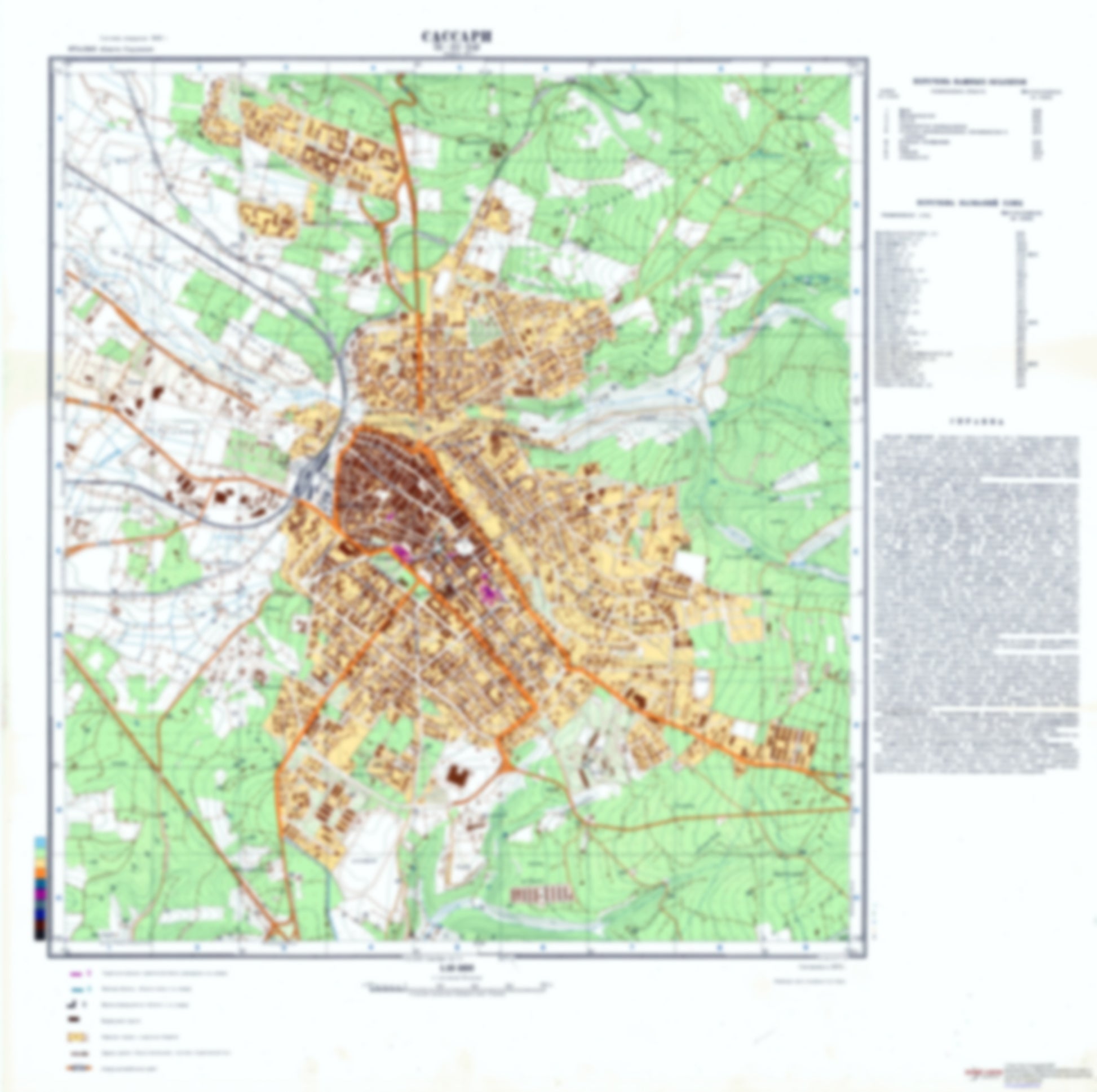 Sassari (Italy) - Soviet Military City Plans