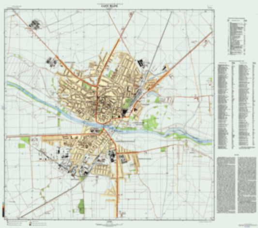 Satu-Mare (Romania) - Soviet Military City Plans