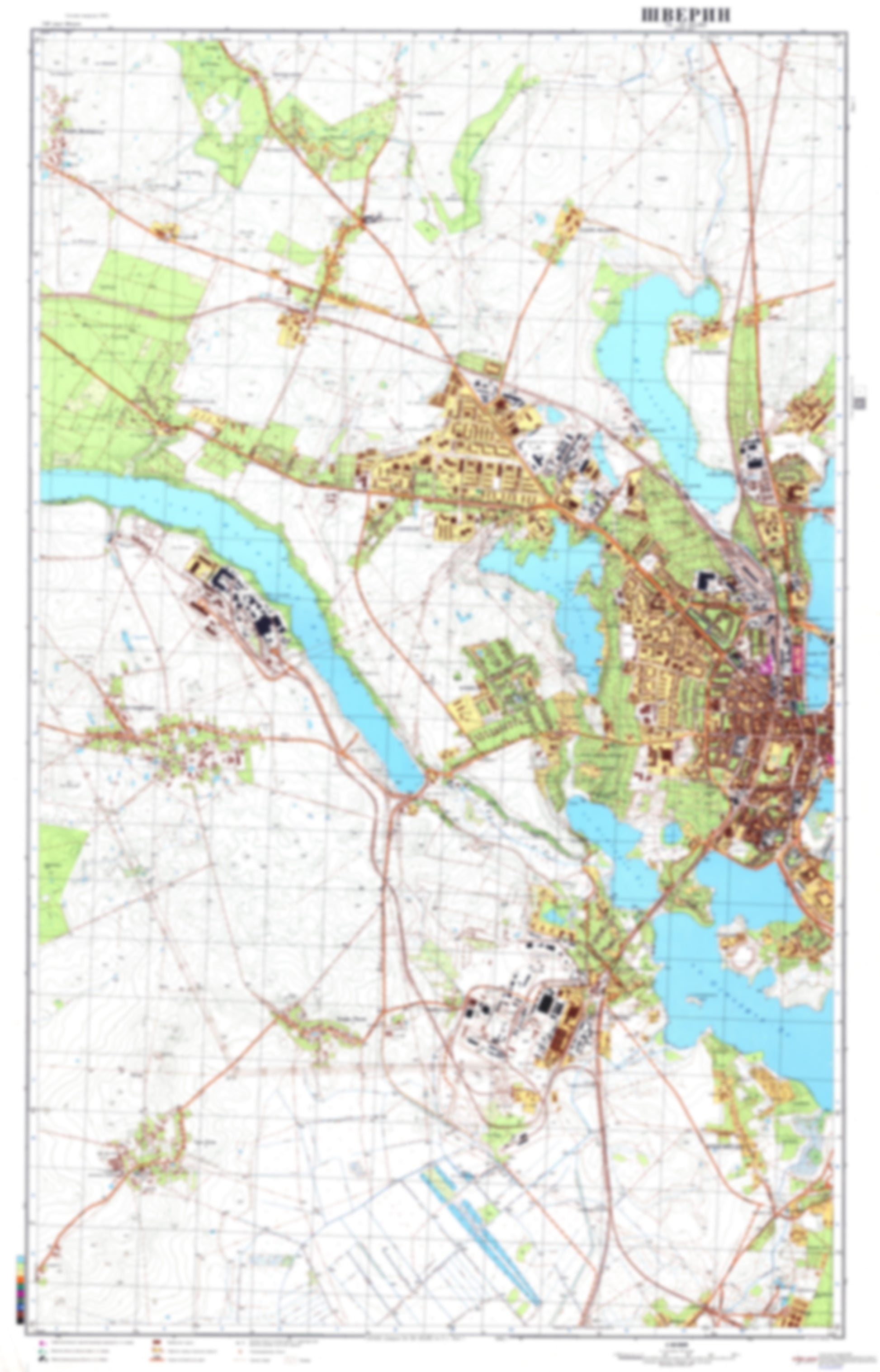 Schwerin 1 (Germany) - Soviet Military City Plans
