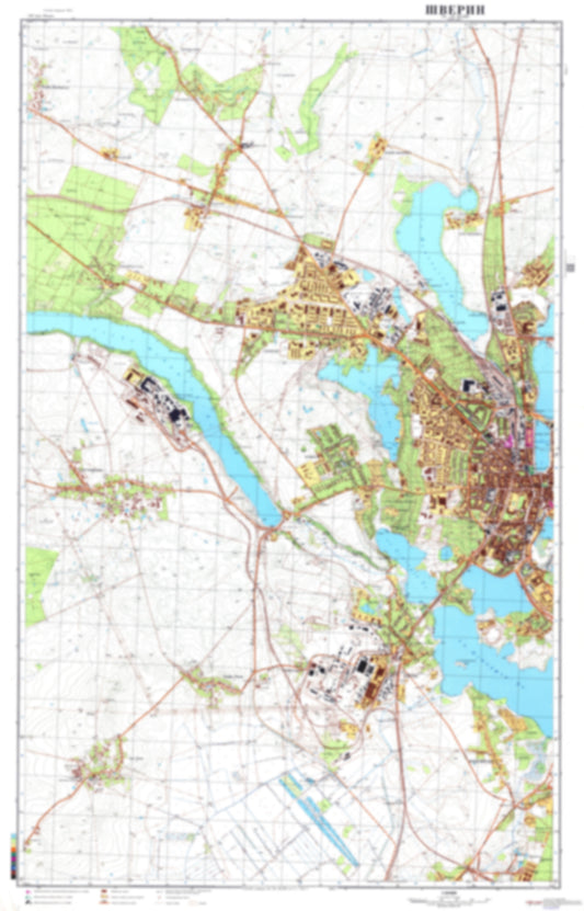 Schwerin 1 (Germany) - Soviet Military City Plans