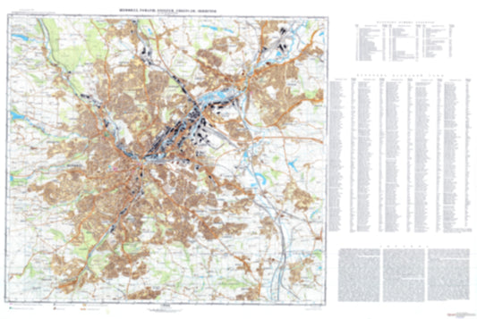 Sheffield, Rawmarsh, Rotherham (UK) - Soviet Military City Plans