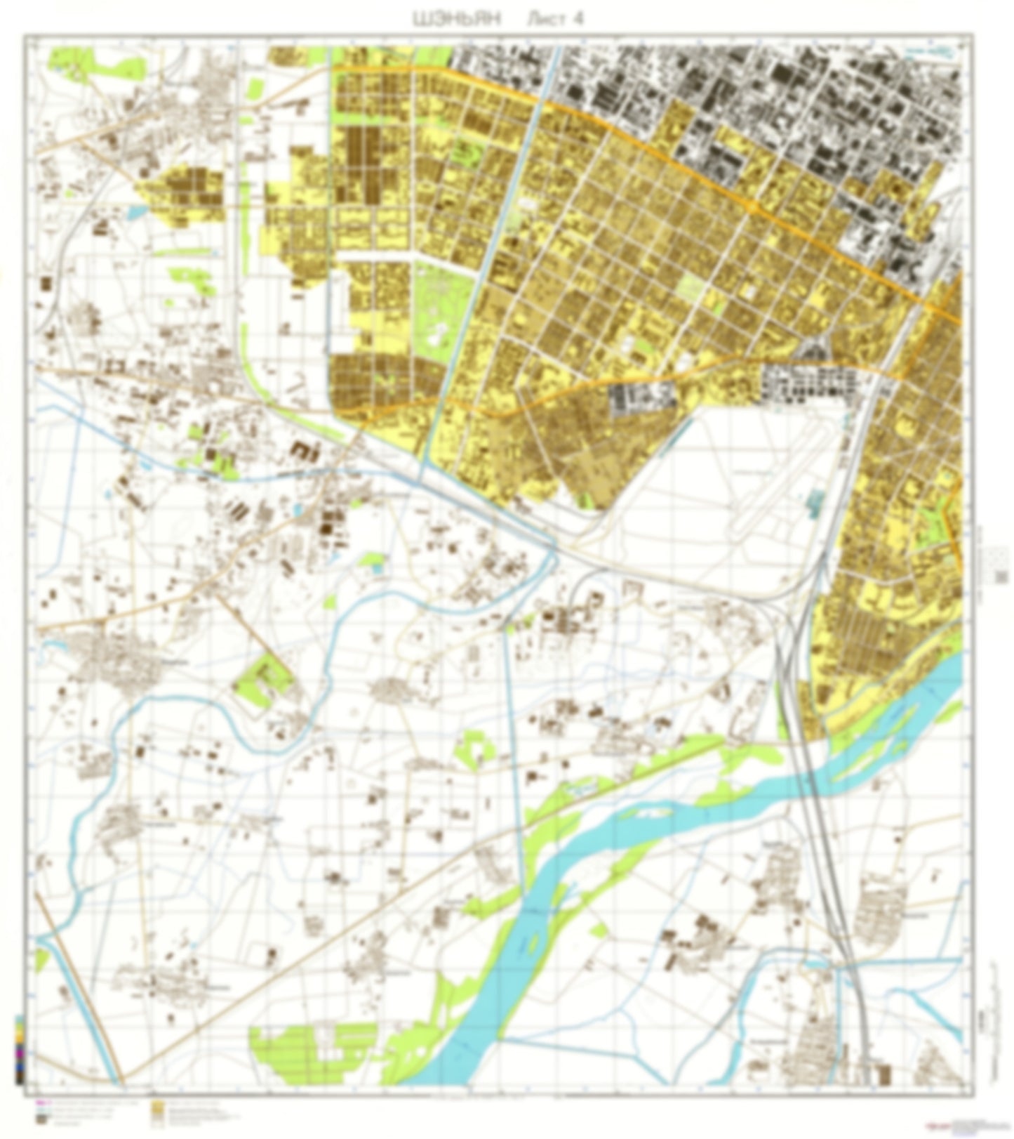 Shenyang 4 (China) - Soviet Military City Plans