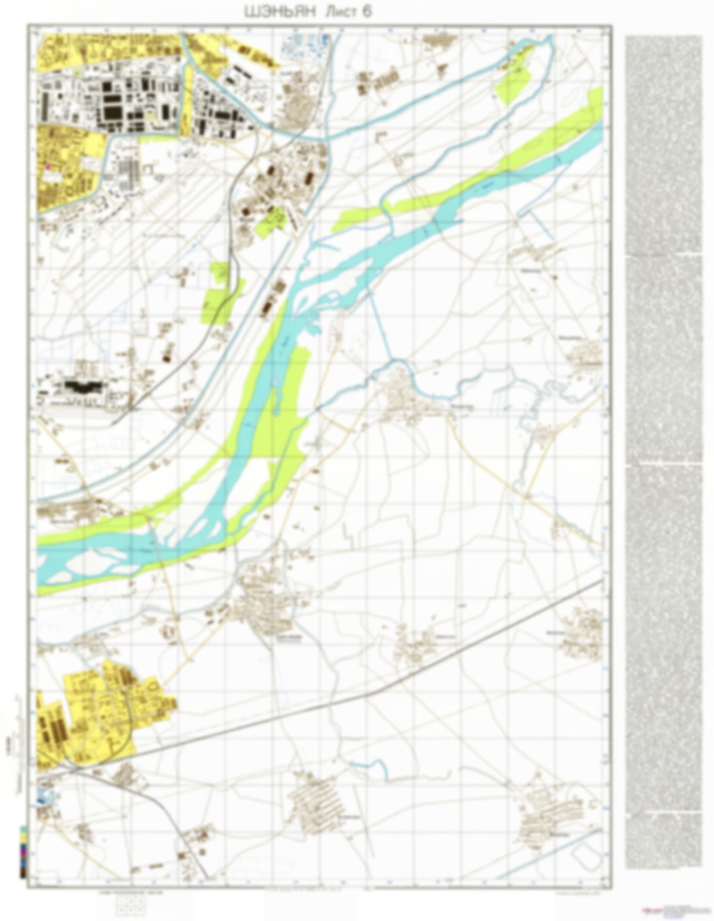 Shenyang 6 (China) - Soviet Military City Plans