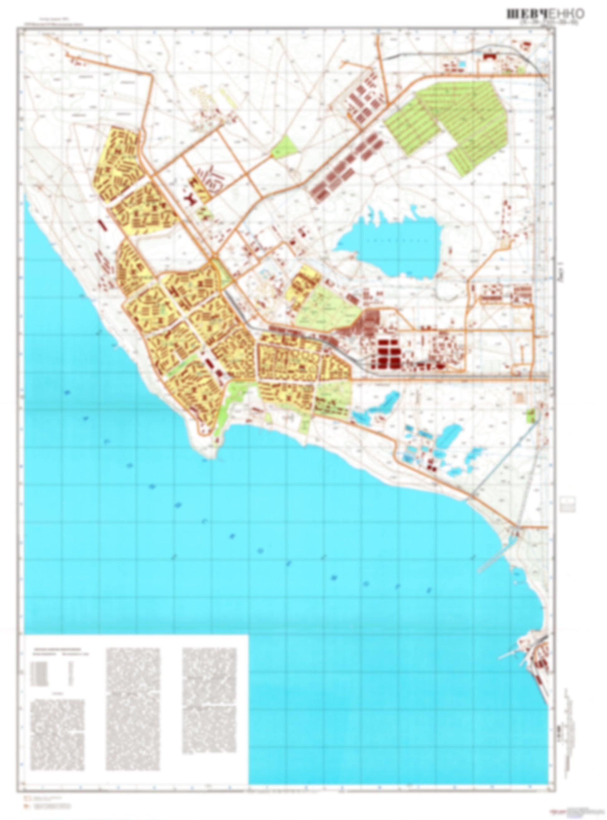 Shevchenko / Aktau 1 (Kazakhstan) - Soviet Military City Plans