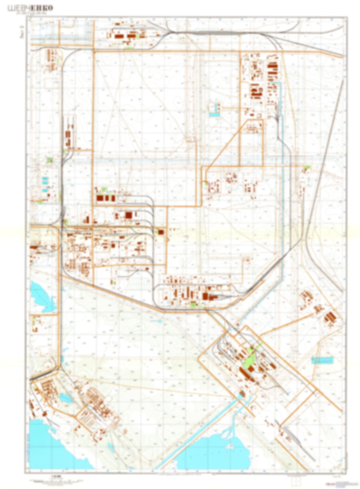 Shevchenko / Aktau 2 (Kazakhstan) - Soviet Military City Plans