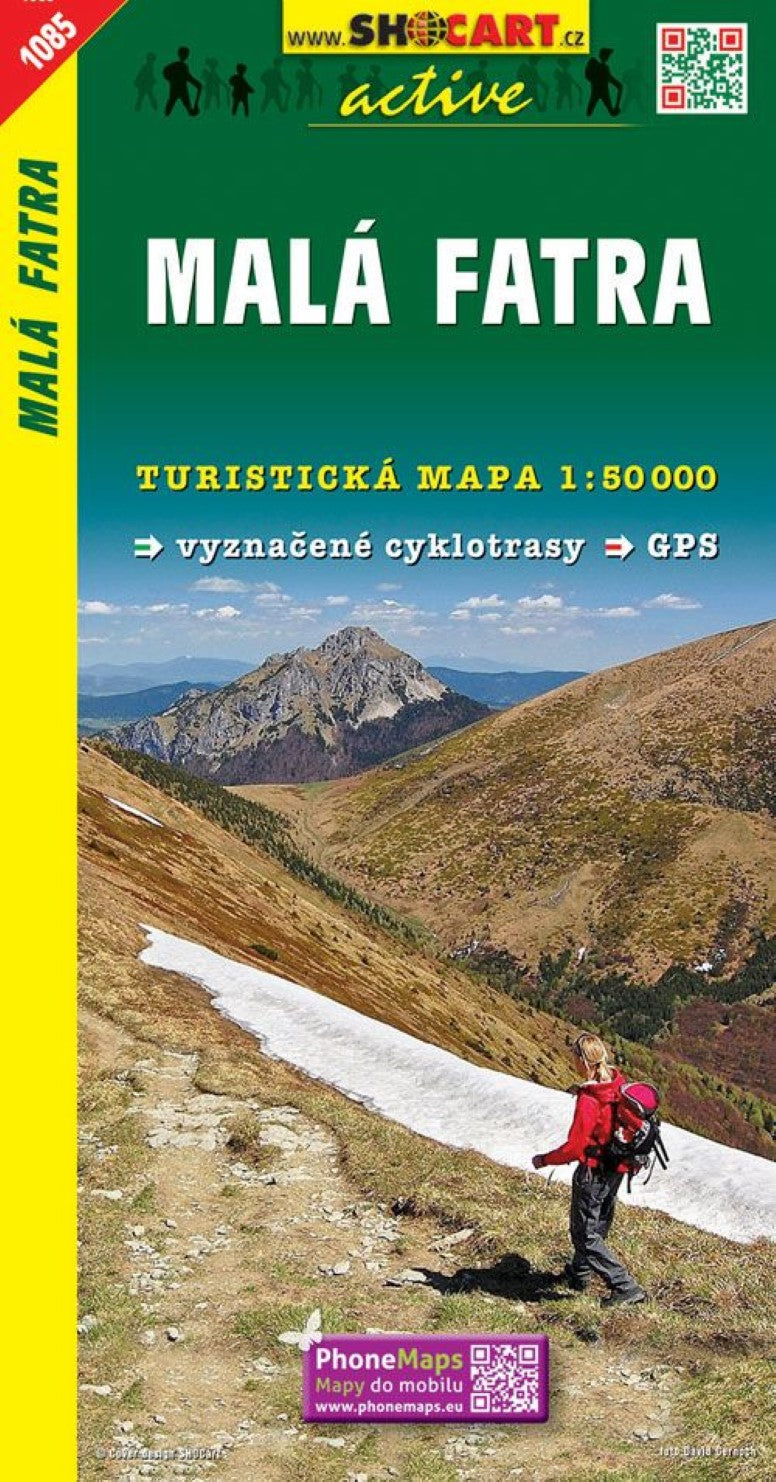 Malá Fatra Hiking and Tourist Map