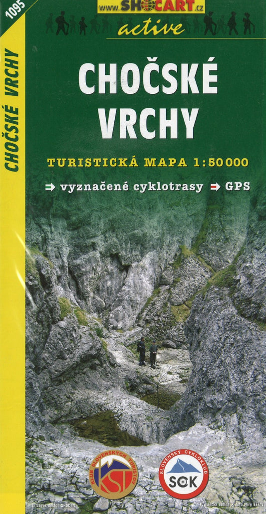 Chocske vrchy 1:50,000 Topograhic Hiking Map Sheet #1095