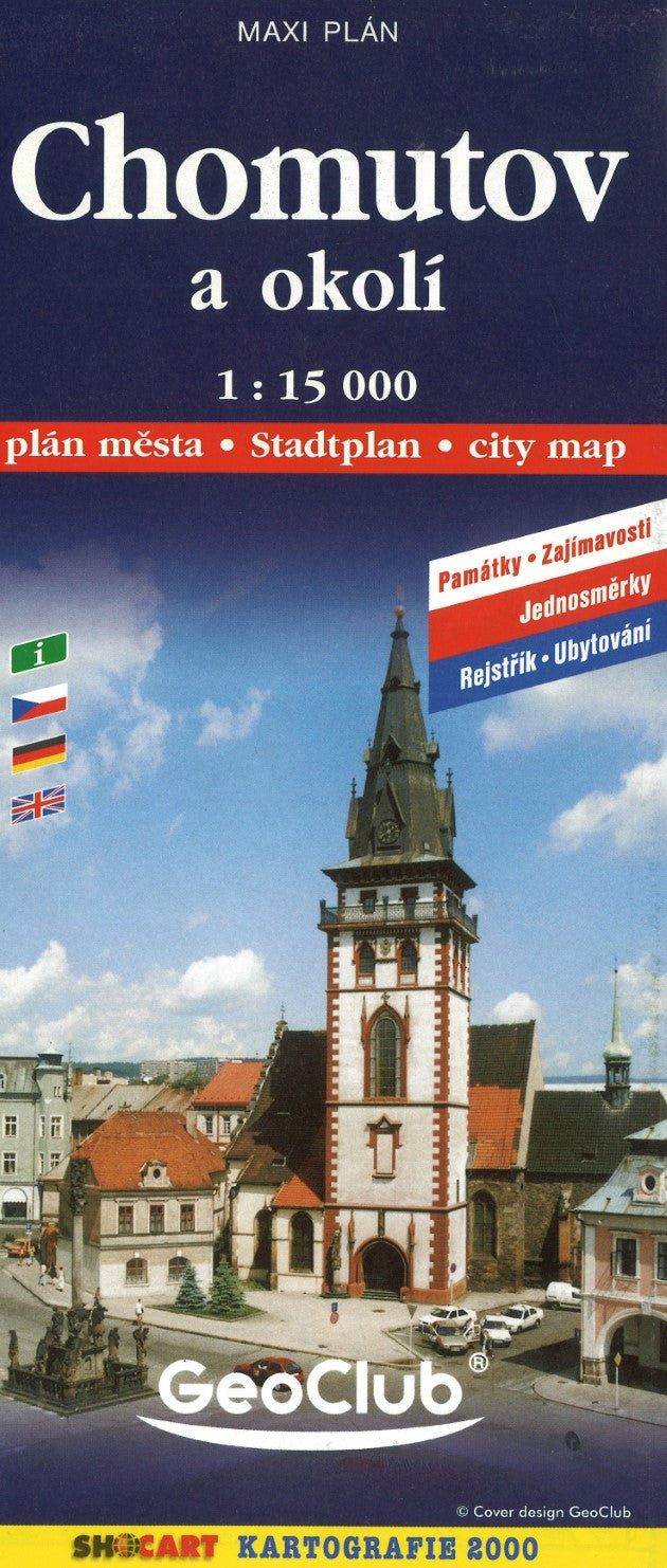 Chomutov city map