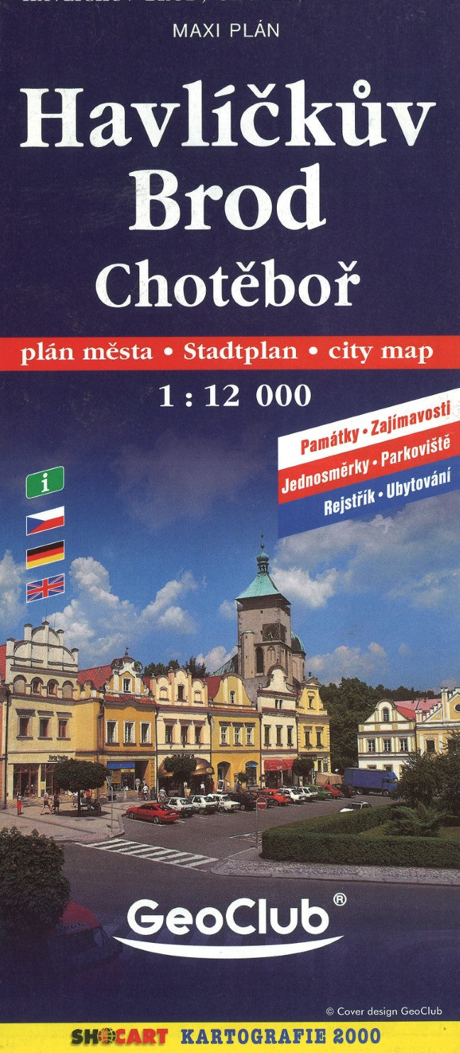 Havlfckuv Brod, Chotebor city map
