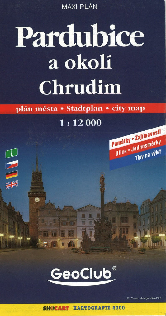 Pardubice, Chrudim city map