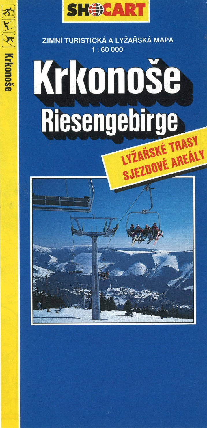 Krkonose - winter (Krkonose Riesengebirge Zimni turisticka a lyzarska mapa)