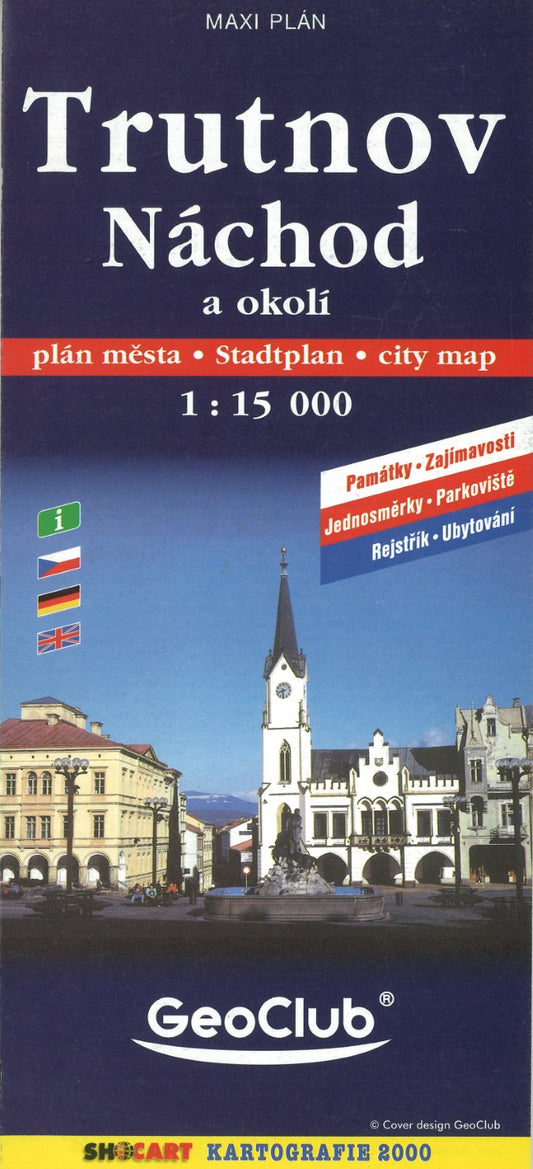 Trutnov, Nchod city map