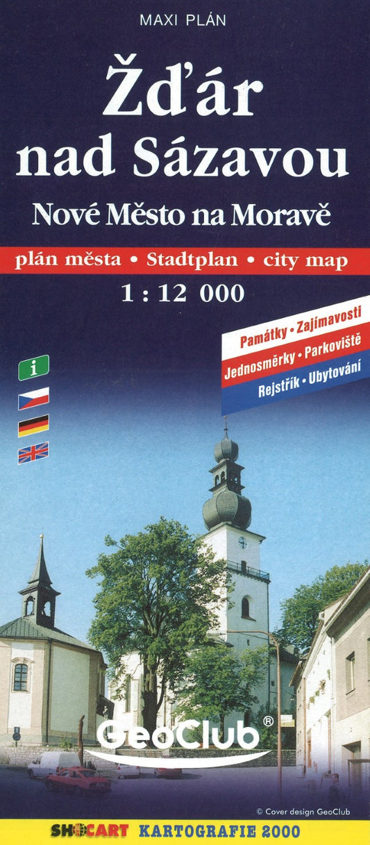 Zdar nad Szavou city map