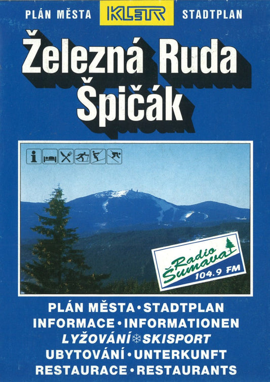 Zelezná Ruda Spicák (Plán Mesta Zelezná Ruda Spicák