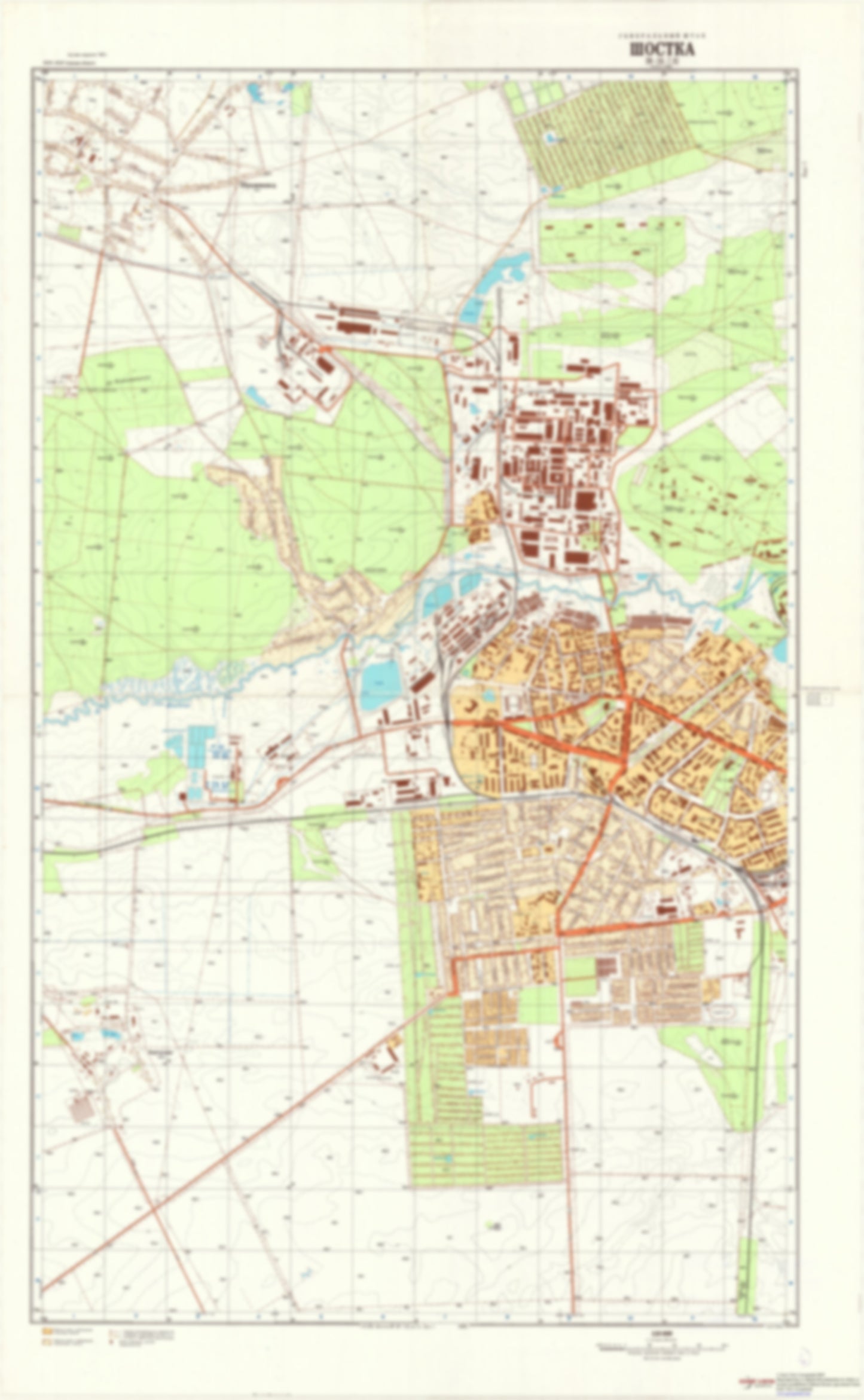 Shostka 1 (Ukraine) - Soviet Military City Plans