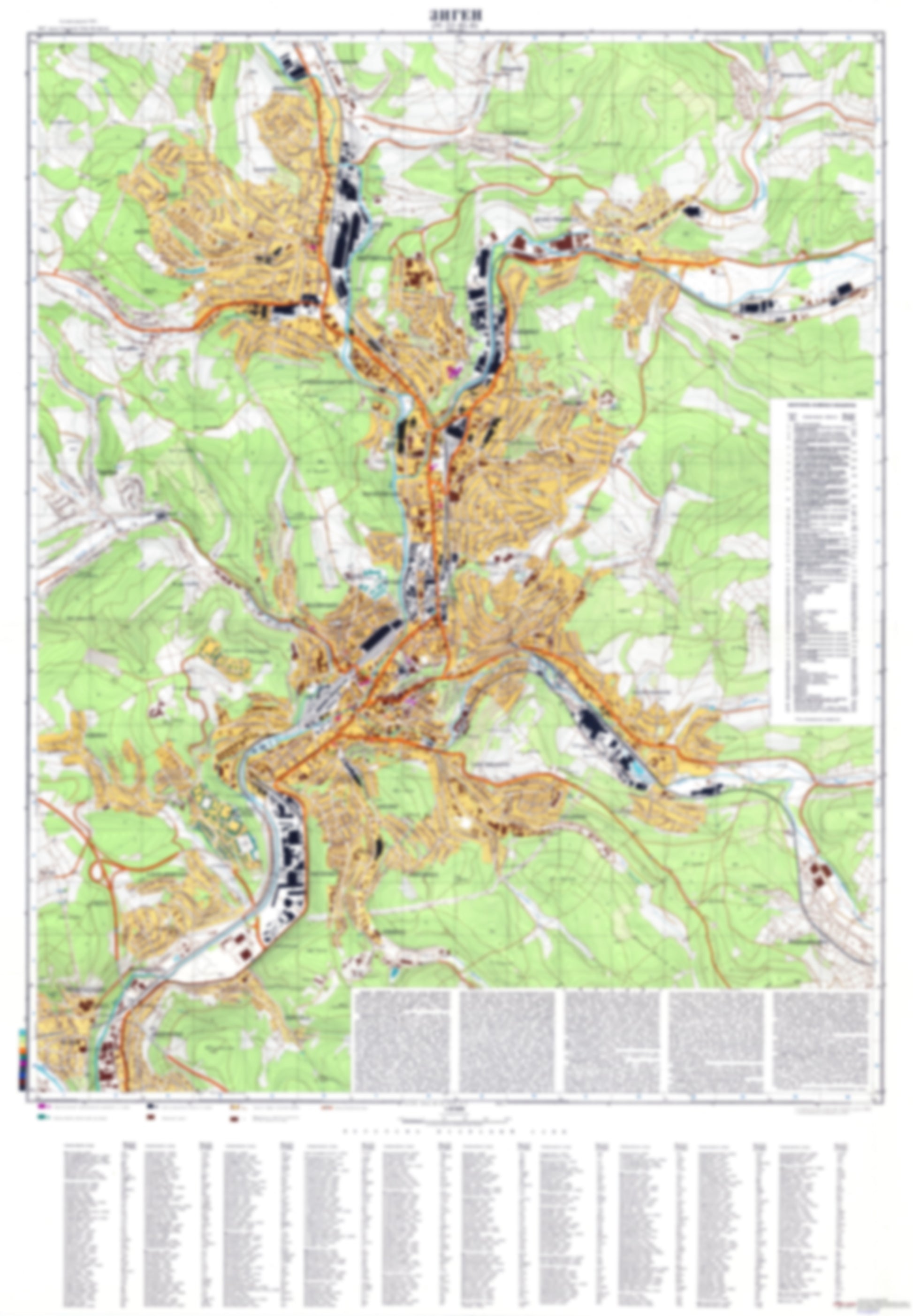 Siegen (Germany) - Soviet Military City Plans