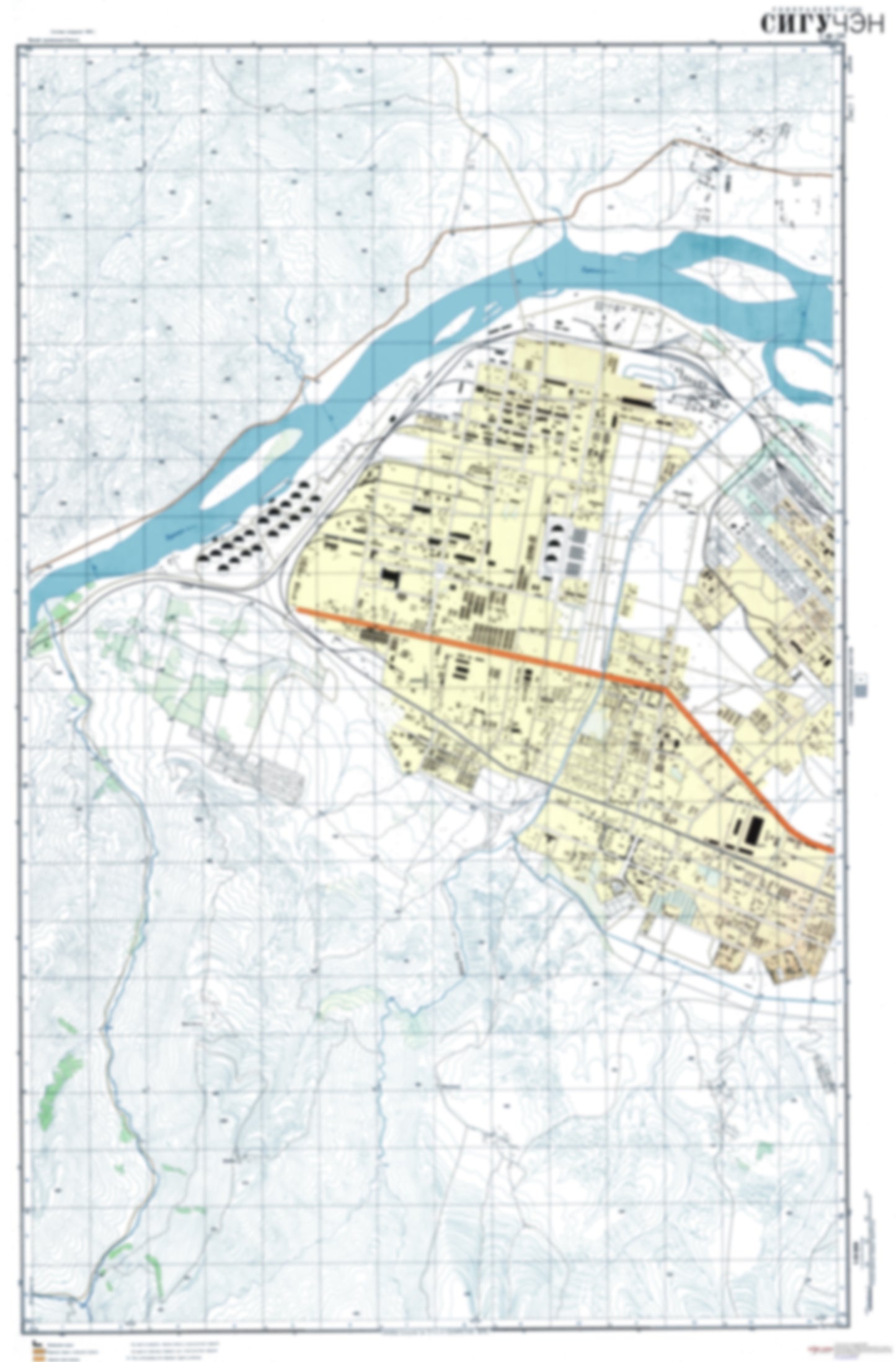 Siguchen 1 (China) - Soviet Military City Plans