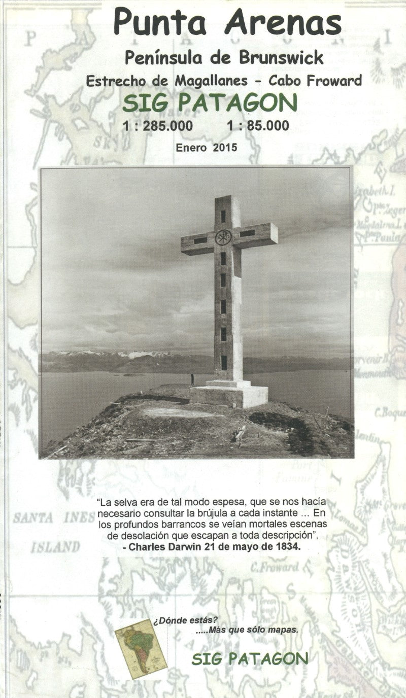 Punta Arenas : Peninsula de Brunswick : Estrecho de Magallanes Cabo Froward