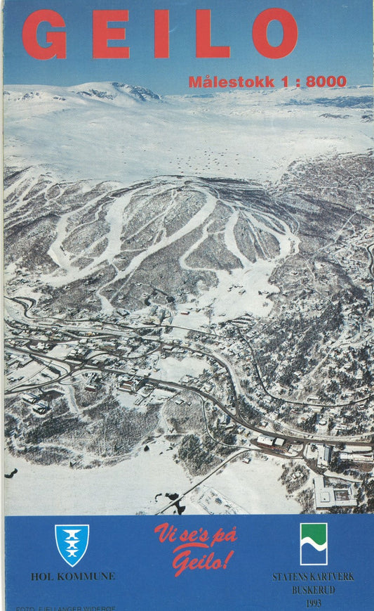 Geilo & Hol Commune :  kart over tettsteder Dagali, Hol, Hovet, Haugastol, Kleivi, Skurdalen, Sudndalen, Ustaoset