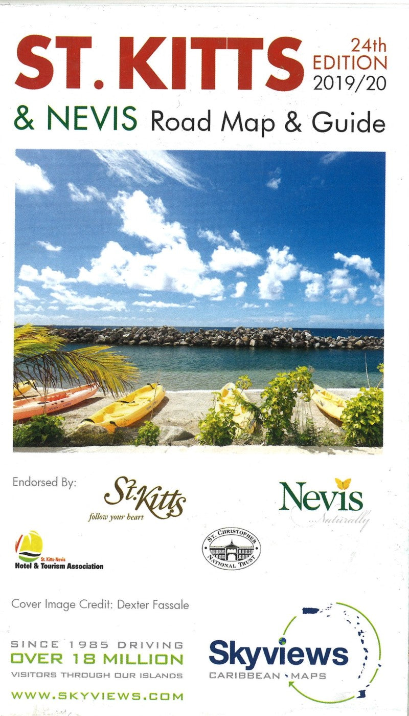 St. Kitts & Nevis Road Map & Guide