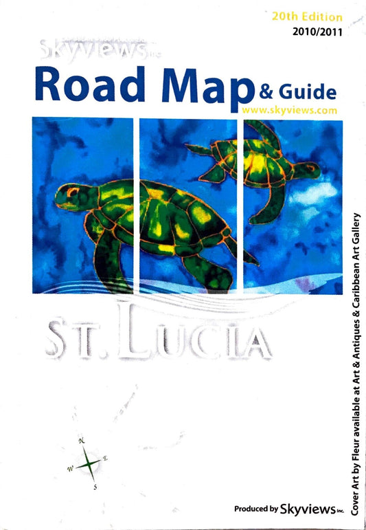 St. Lucia Road Map & Guide