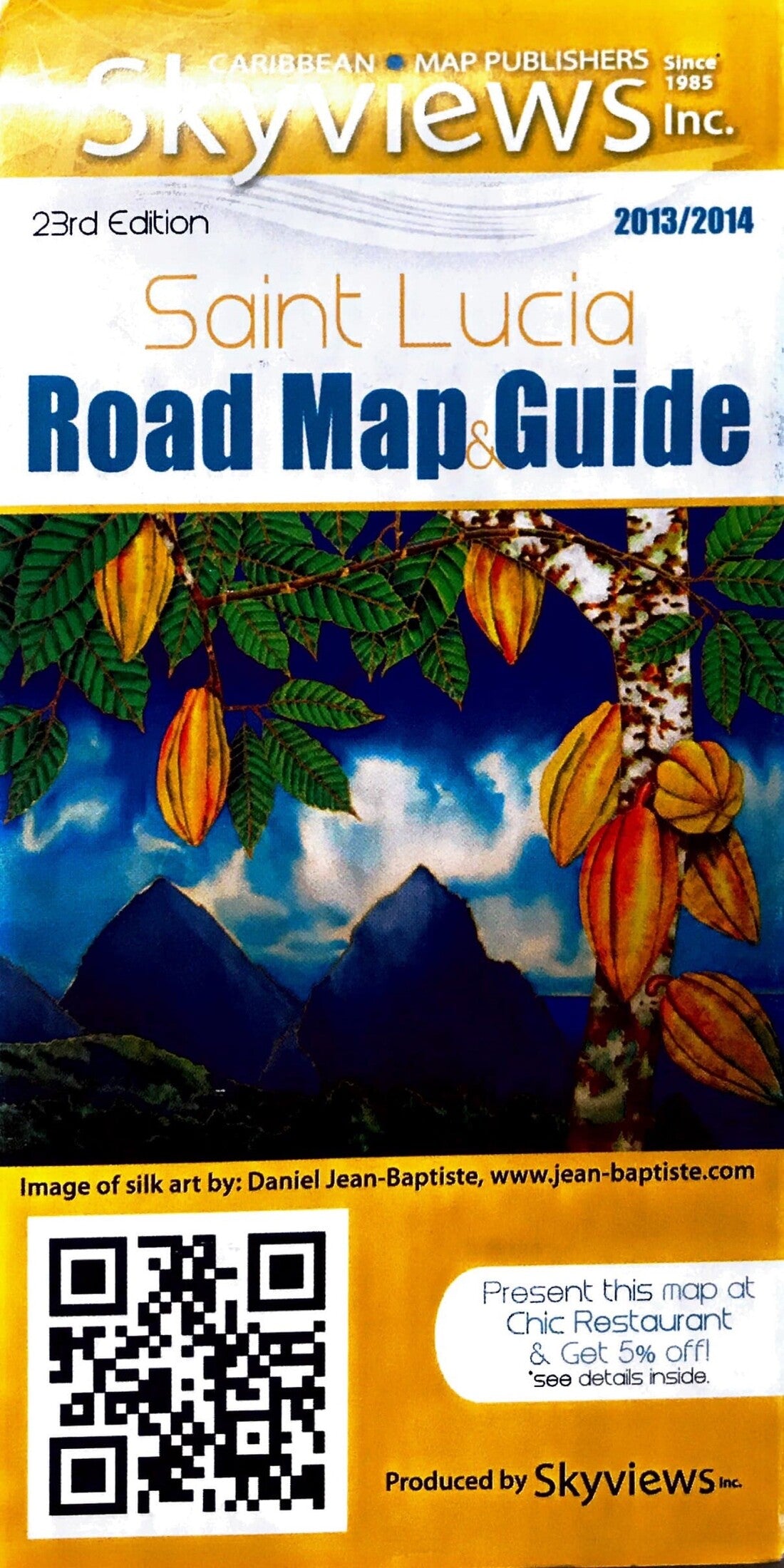 St. Lucia Road Map & Guide