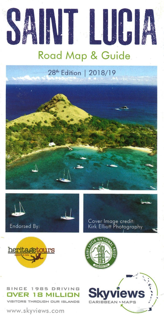 St. Lucia Road Map & Guide
