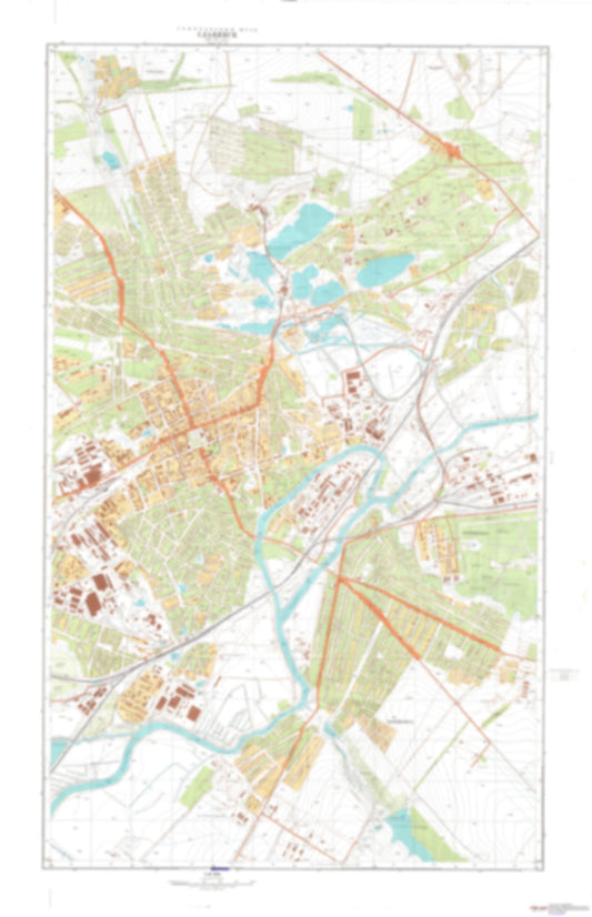 Slaviansk 2 (Ukraine) - Soviet Military City Plans